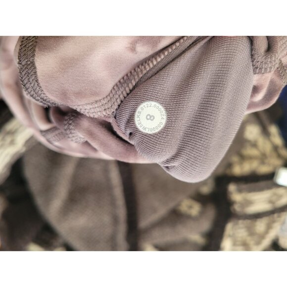 Lululemon High-Rise Tie-Dye Leggings Purple Gray 6 Athleisure Ballet core fairy - Picture 6 of 6